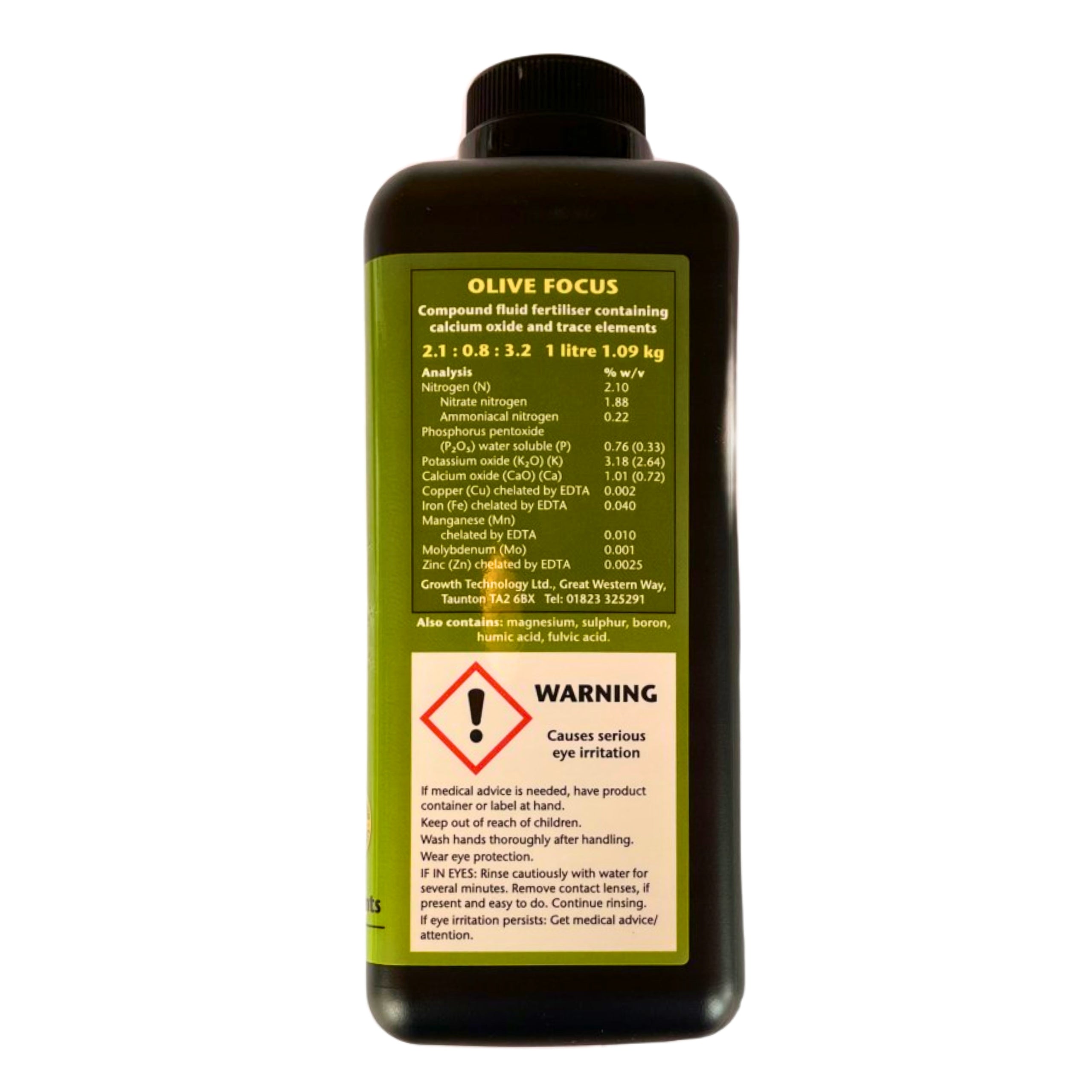 Olive Focus 1L FERTILIZER OLIVE TREE CONDITIONER Growth Technology Form liquid