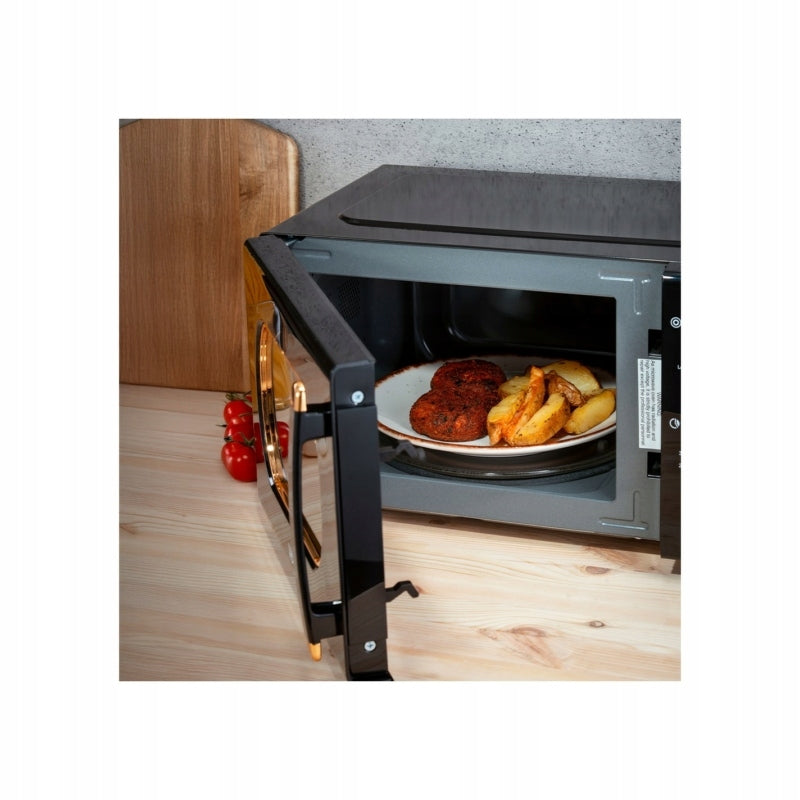 Oliver Voltz OV51443E, 700 W, 20 liter, Időzítő, Fekete, Mikrohullámú sütő Manufacturer code 555OV1443E