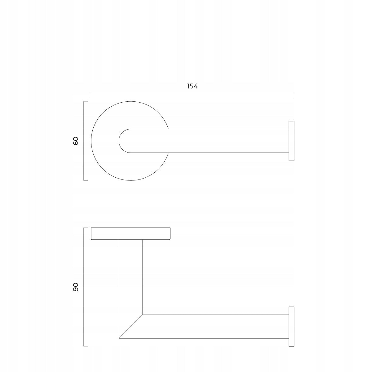 Oltens Gulfoss toilet paper holder nickel 81102910 Brand Oltens