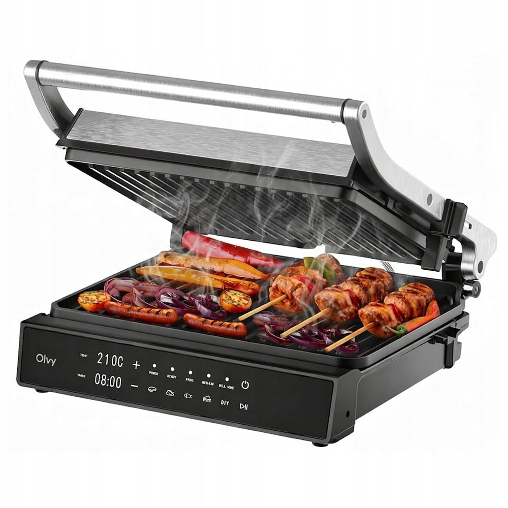 Olvy Grill Kontaktowy PRO 2000W Rozkładany 180° LCD Manufacturer code JPM-168A