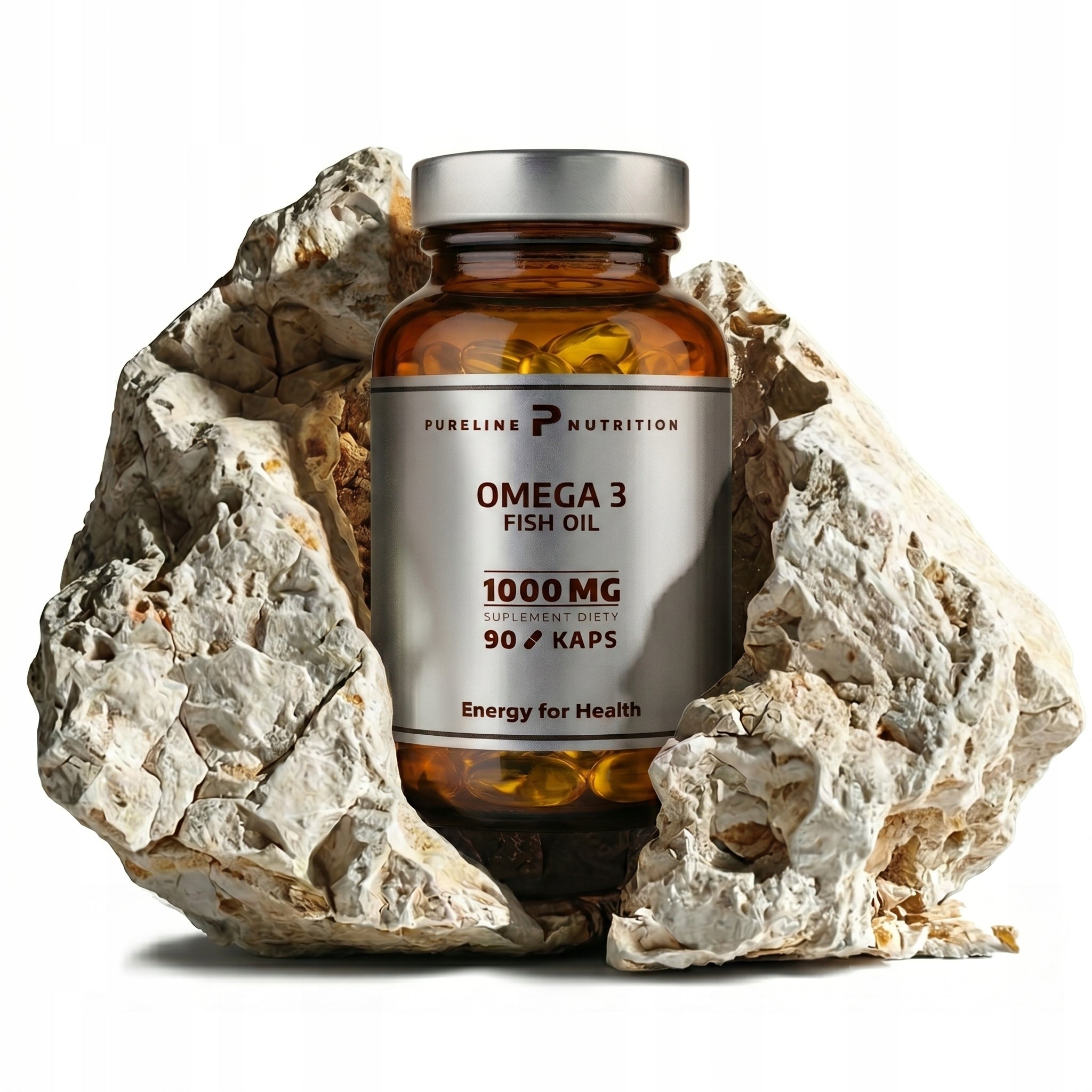 Omega 3 1000 mg TRIGLYCERIDE FISH OIL: 500 mg EPA + 250 mg DHA - 90 kaps