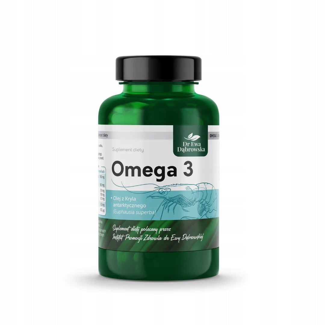 Omega 3 - 590 mg 60 kaps. Dr Ewa Dąbrowska KRILL OIL DHA EPA
