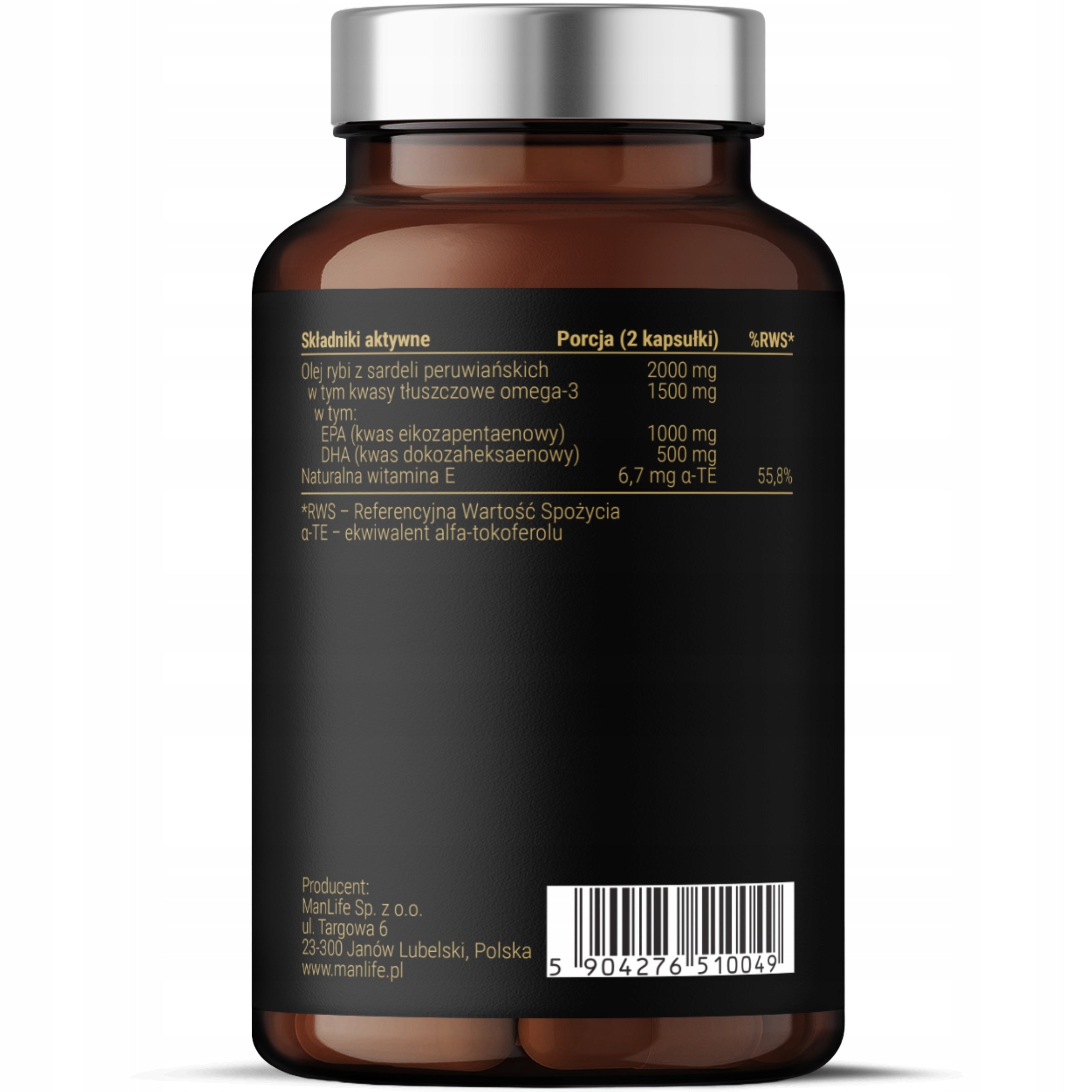 Omega 3 Premium | TRIGLYCERIDES | 1000 EPA 500 DHA per serving | LOW TOTOX Packaging status original