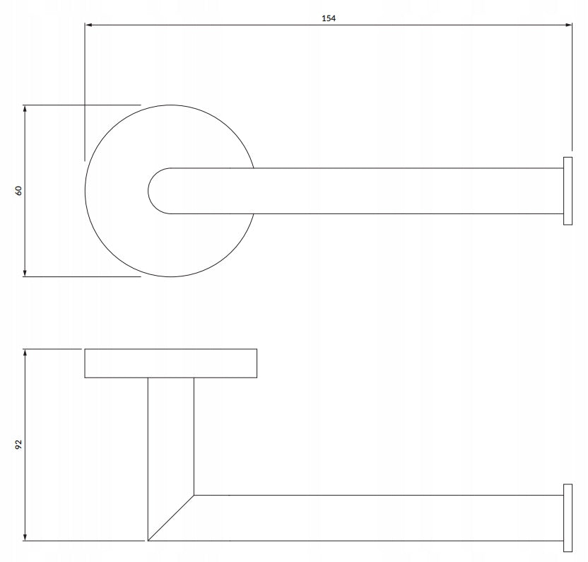 Omnires MODERN PROJECT Paper holder BRUSHED COPPER CPB MP60510CPB Manufacturer code MP60510CPB