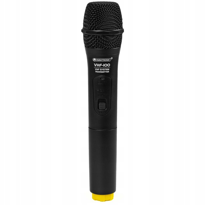 Omnitronic VHF-100 ruční bezdrátový mikrofon 214.85 MHz Manufacturer code 13073051
