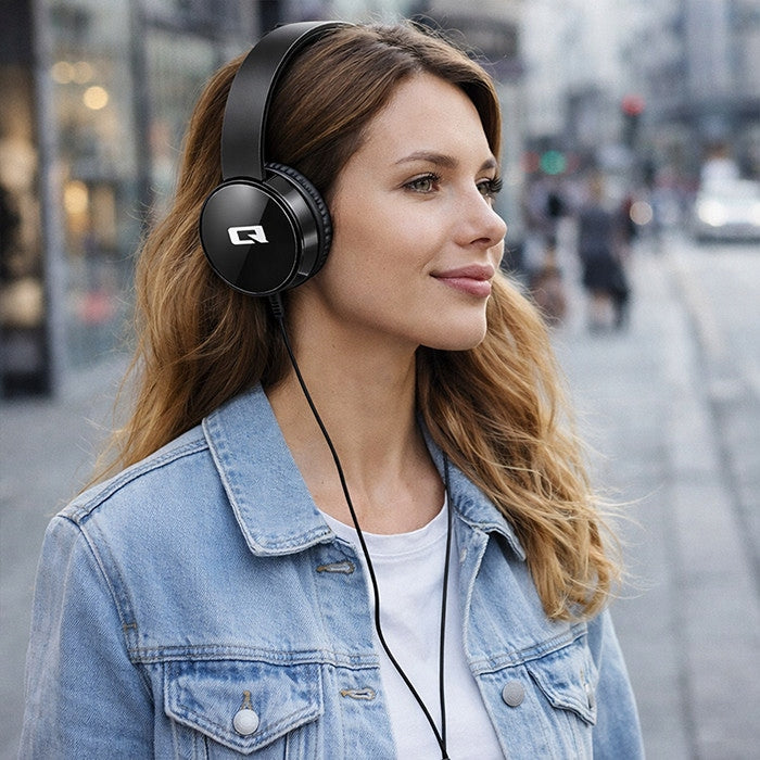 On-Ear Headphones with Microphone 3.5mm Mini Jack For PC Phone Teams Zoom Manufacturer code 50817