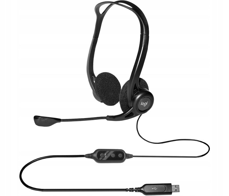 On-ear headphones Logitech PC960 black