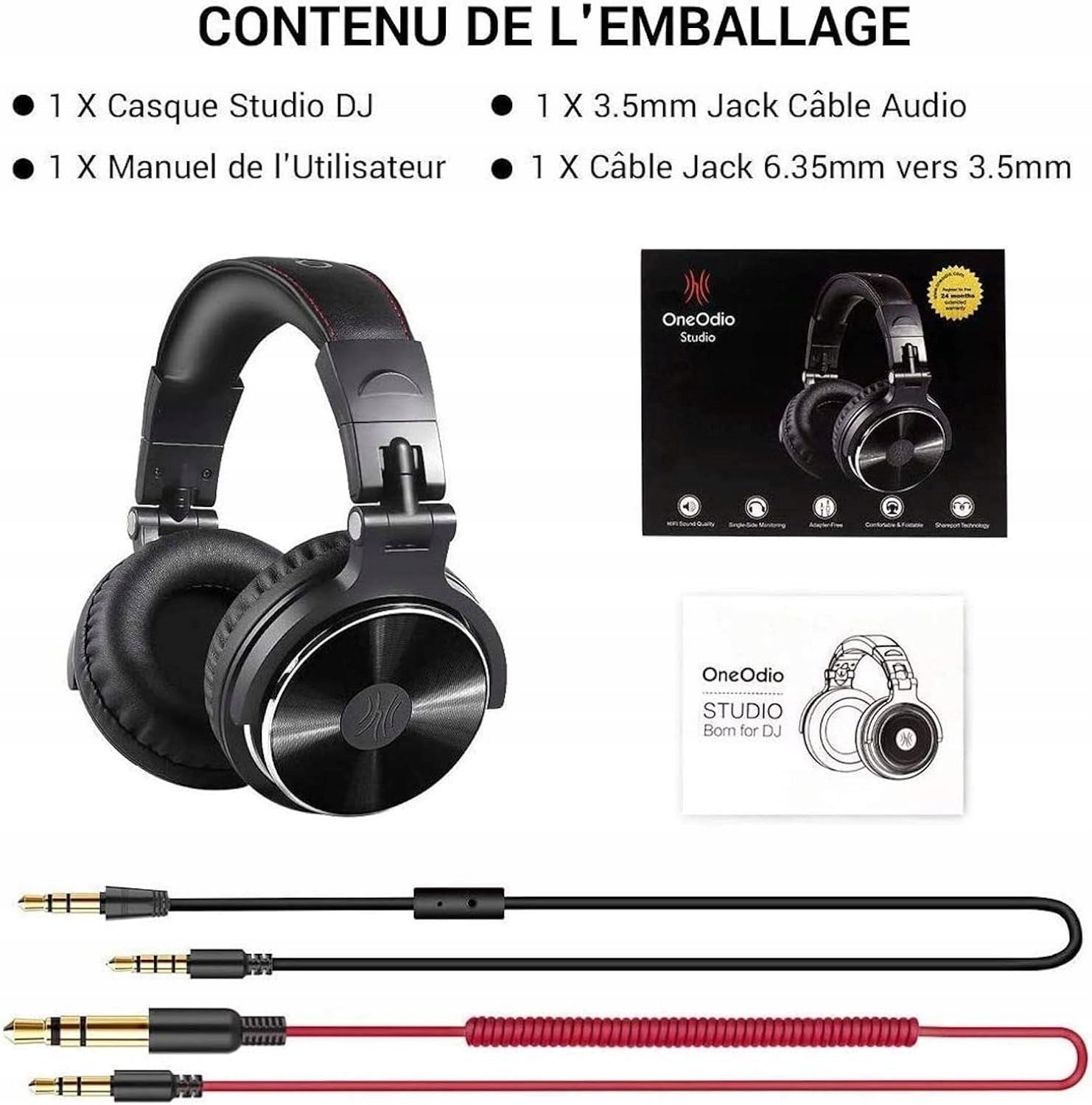 On-ear headphones OneOdio Studio Pro 10 Manufacturer code PRO00200