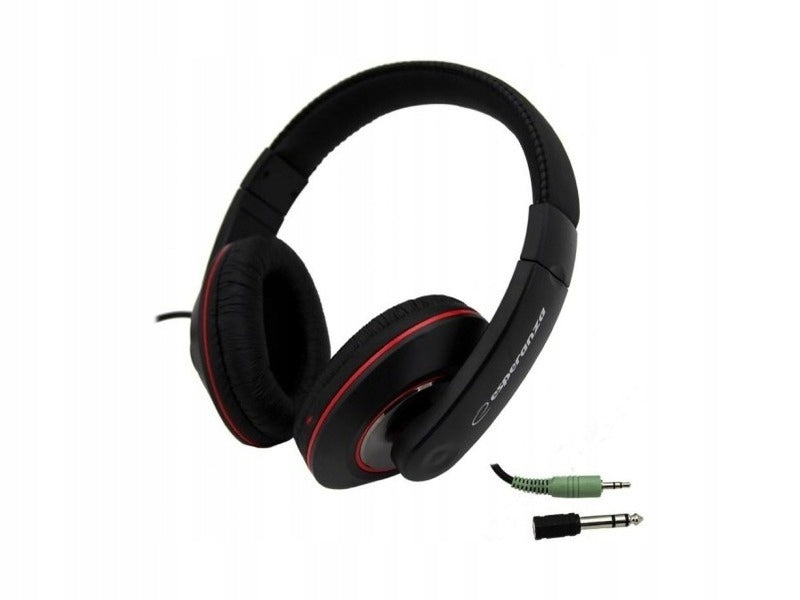 On-ear headphones with long cable for TV 5m Jack 3.5 mm Esperanza Brand Esperanza