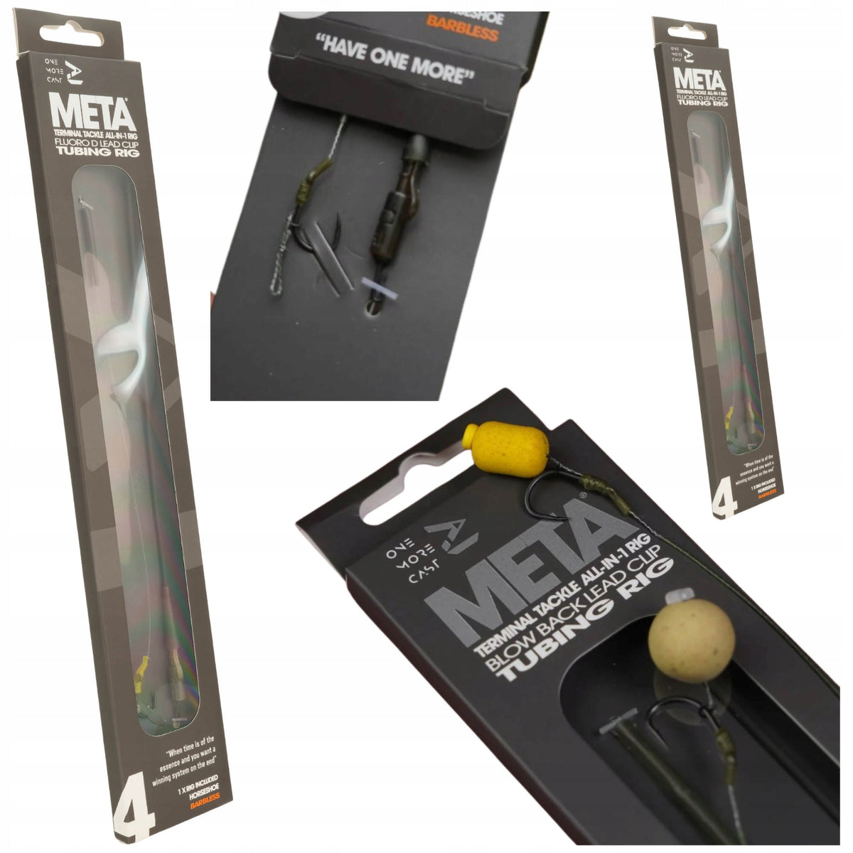 One More Cast Surrender All-In-1 Rigs Blow Back Rig Barbless - 4