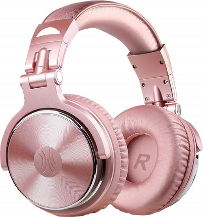 OneOdio Pro 10 Professional Wired Over-Ear Headphones Pink-Gold Packaging status original