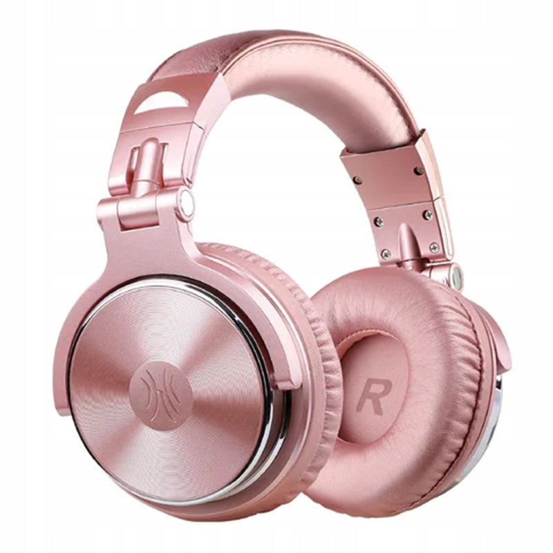 OneOdio Pro 10 Professional Wired Over-Ear Headphones Pink-Gold