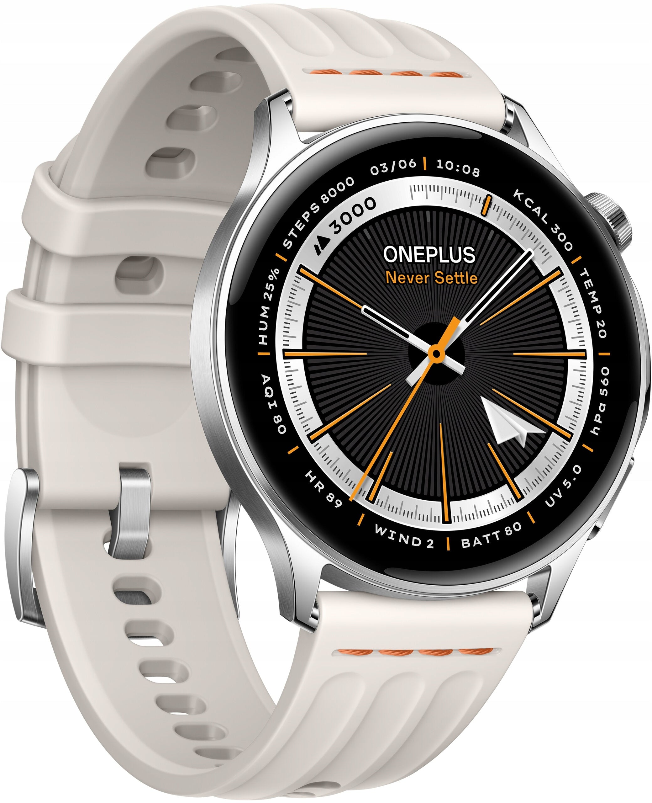 OnePlus Watch Lite silver smartwatch Packaging status original