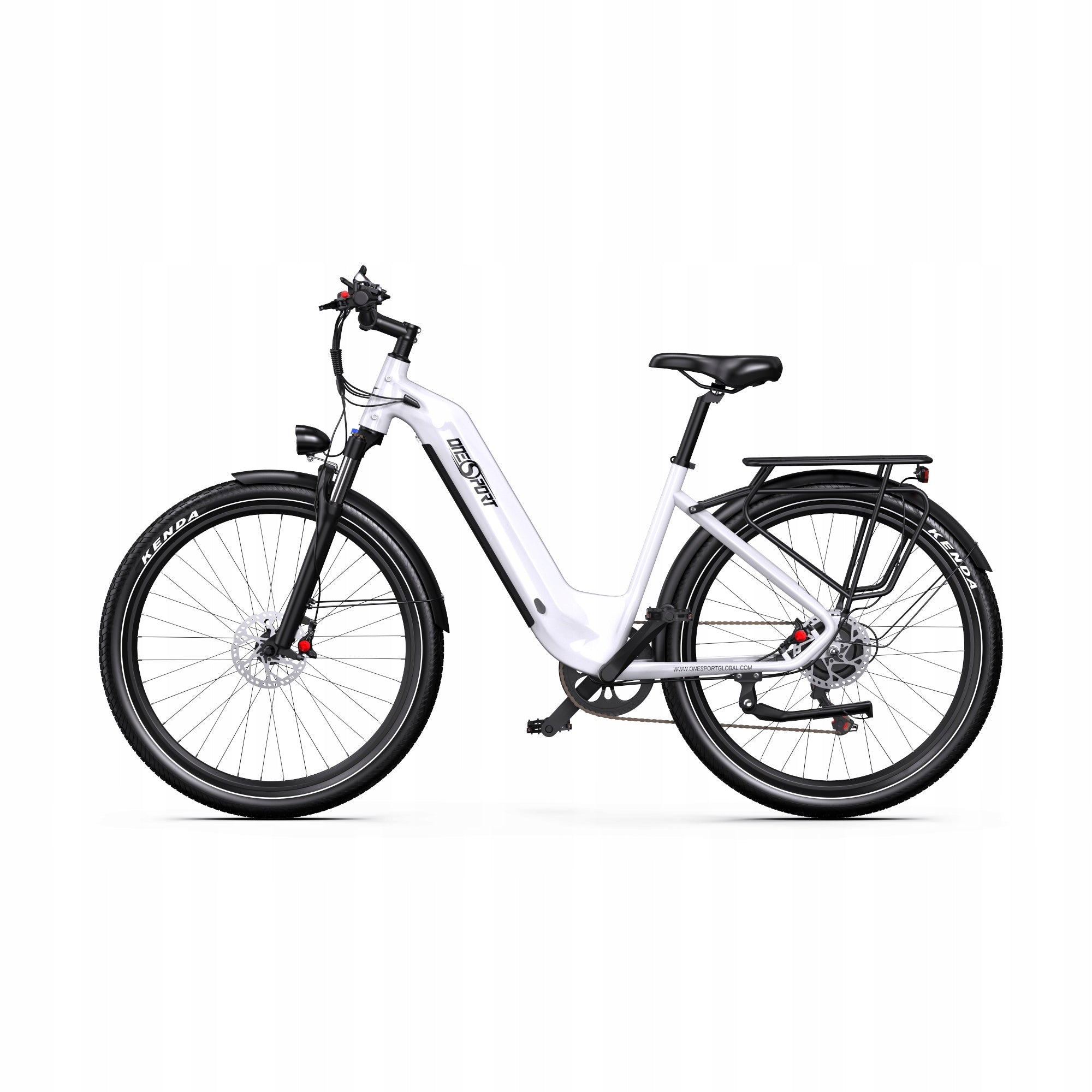Onesport OT05 Electric Bicycle 250W 18.2Ah 27,5" 25km/h E-bike White Model ONESPORT OT05 250W 36V 18.2Ah 120km 27,5-door