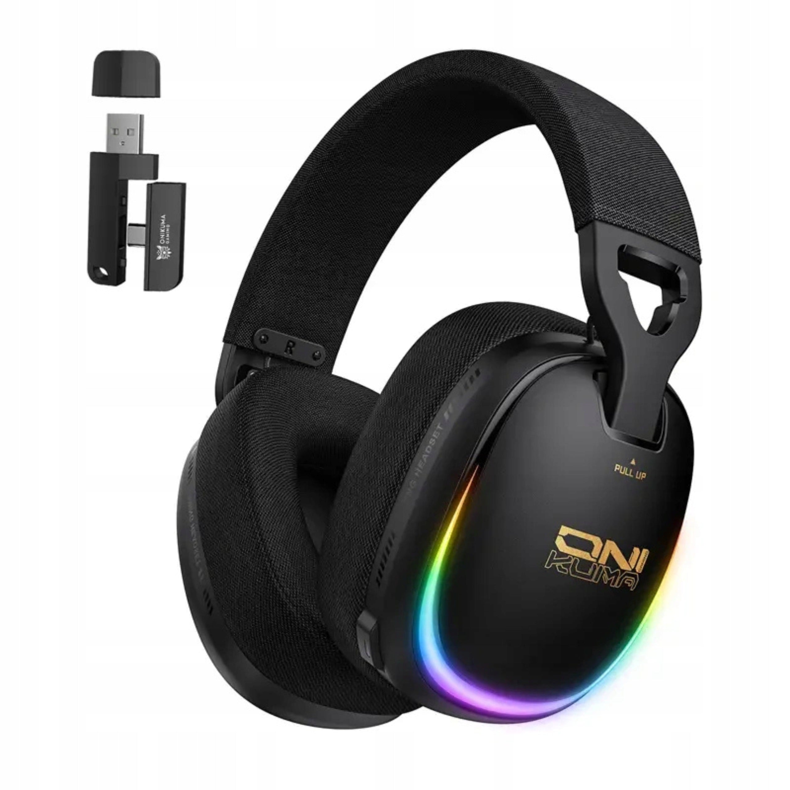Onikuma GT805 Wireless RGB Gaming Headphones For PC BT Console Games