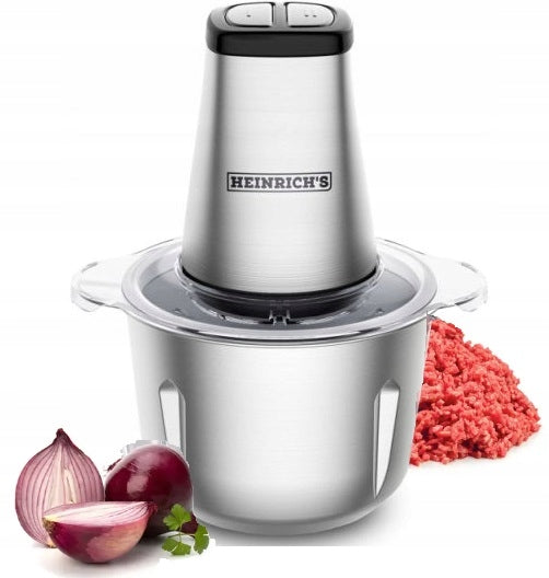 Onion Meat Shredder Electric Vegetables 500W FRUIT STRONG Steel 2L Brand Heinrich's