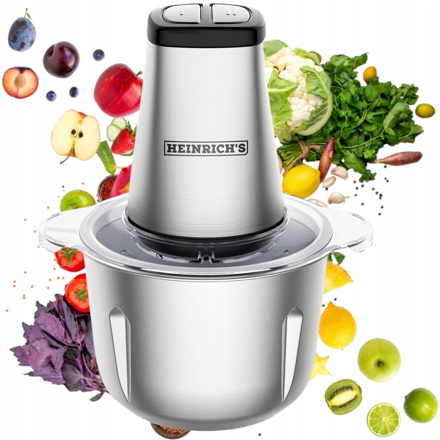 Onion Meat Shredder Electric Vegetables 500W FRUIT STRONG Steel 2L Packaging status original