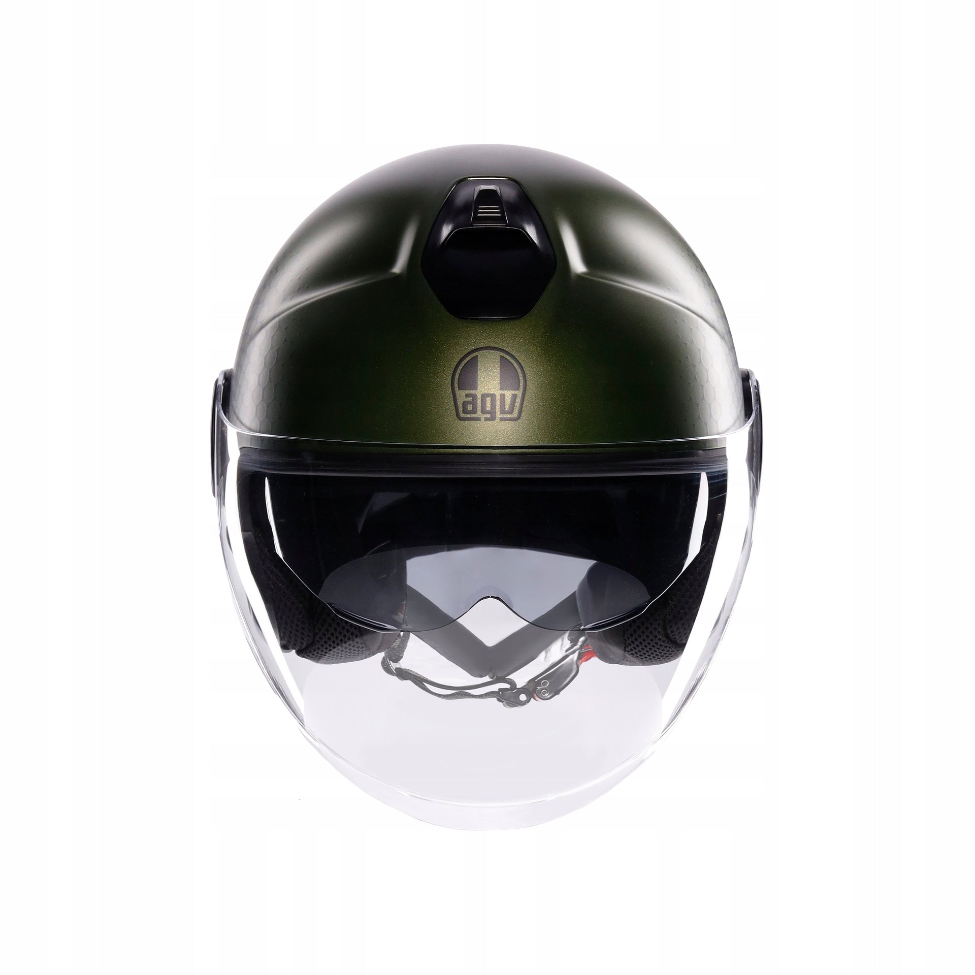 Open Helmet AGV Eteres Andorra Green/Black Mat M Size M