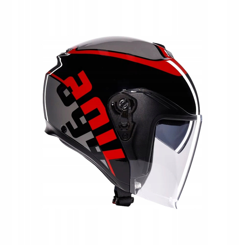 Open Helmet AGV Irides Valenza Matt Grey/Black/Red M Manufacturer's catalog number 2118469001 013 M