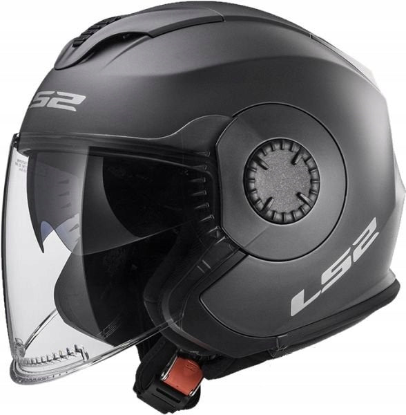 Open Helmet LS2 OF570 Verso Titanium Matt Size: XS