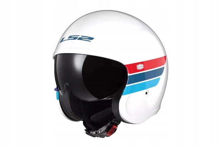 Open helmet LS2 OF599 Spitfire II Retro white/blue/red S