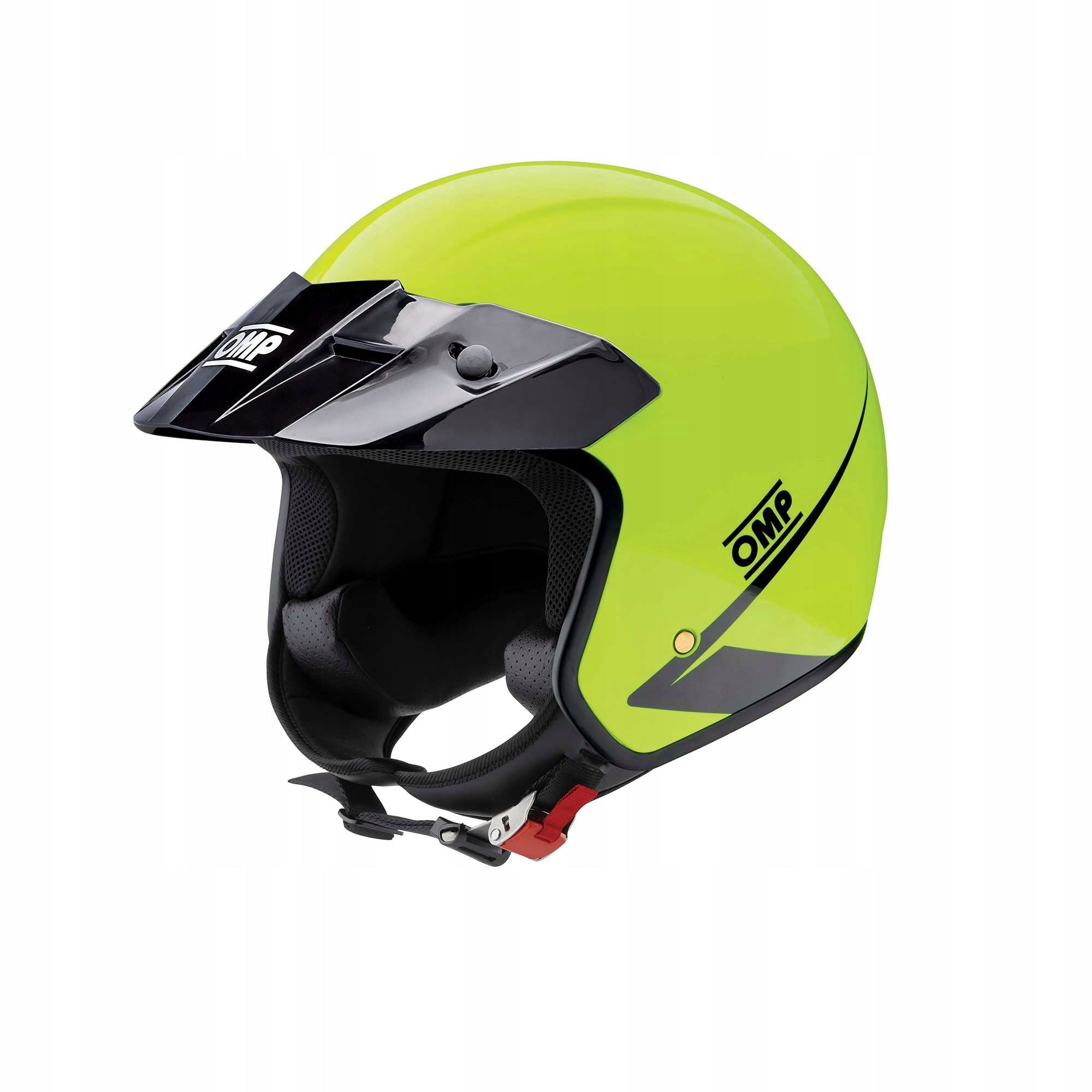 Open helmet OMP STAR 2024 approval ECE R22-06 yellow fluo size. XL