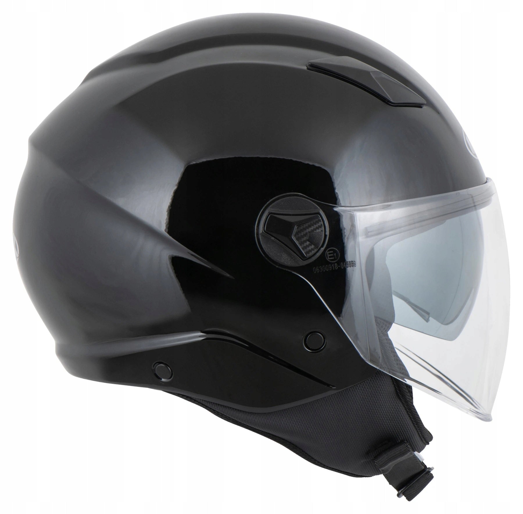 Open helmet with glass MTR Demi-Jet 8 XXL (62) blenda scooter chopper black Packaging status original