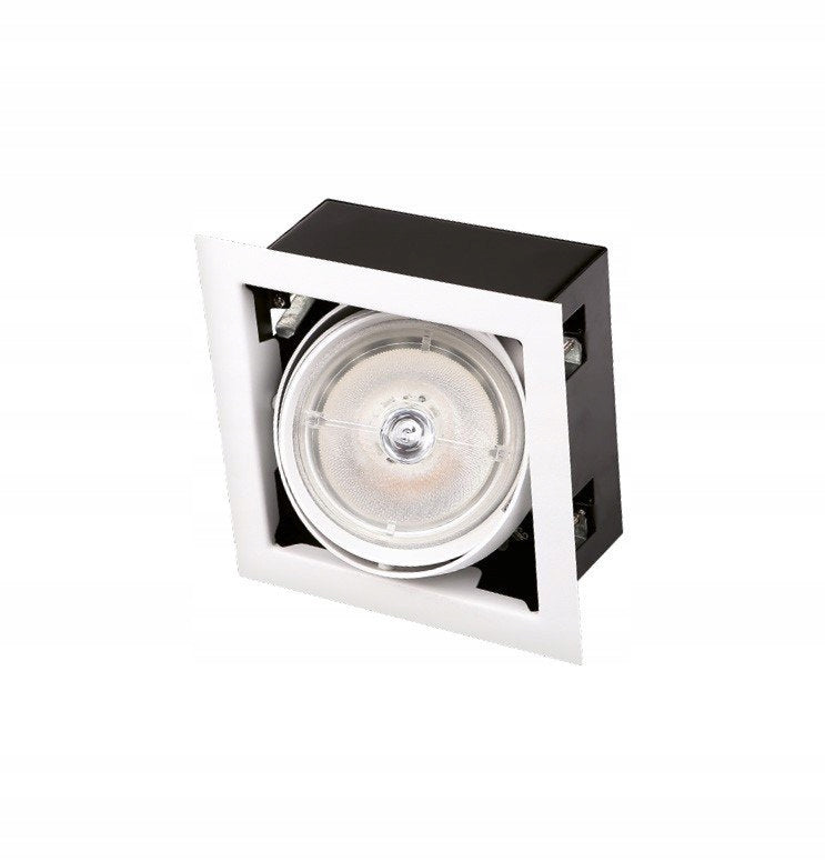 Lampe Maxlight Matrix Kollektion weiß 18,5x18,5cm 1xGU10 H0059