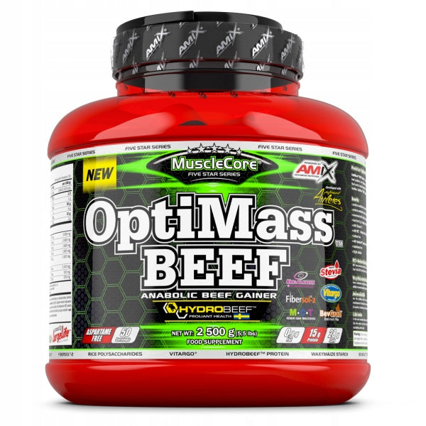 OptiMass BEEF with Hydrobeef 2500g double fudge chocolate