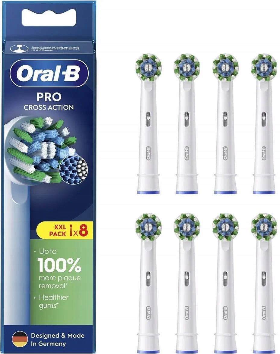 Oral-B Cross Action Original Braun for Toothbrush Elek. 8pcs.