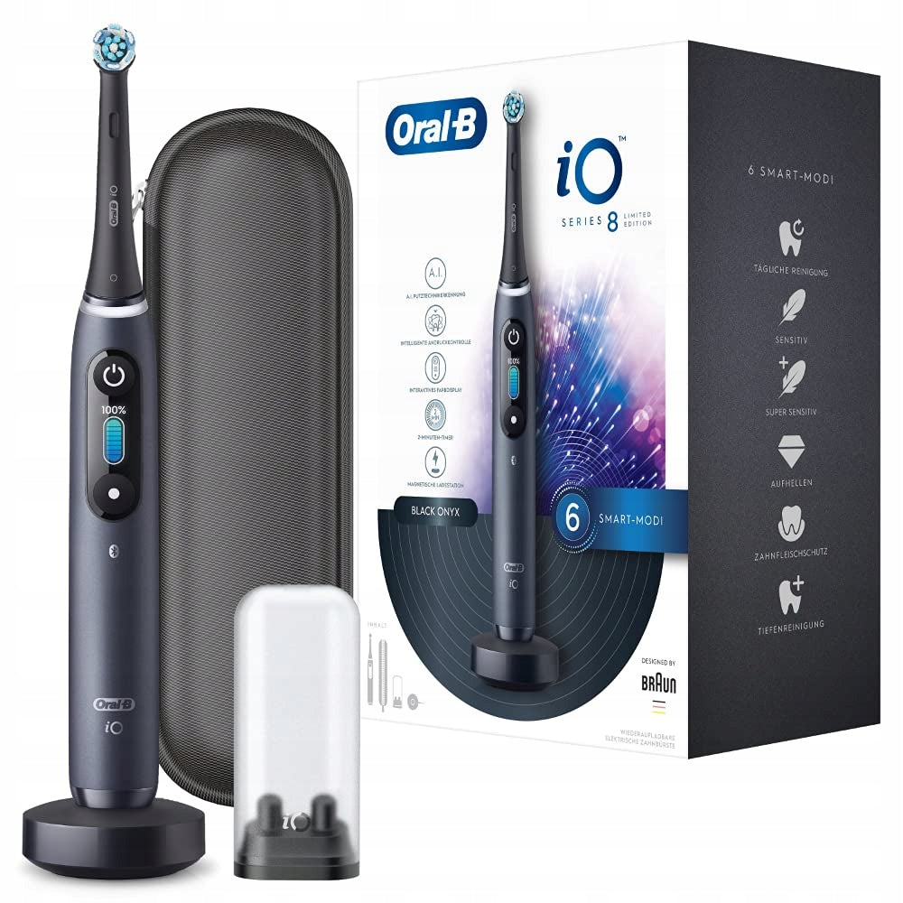 Oral-B ELECTRIC TOOTHBRUSH MAGNETIC iO Series 8N Black Onyx