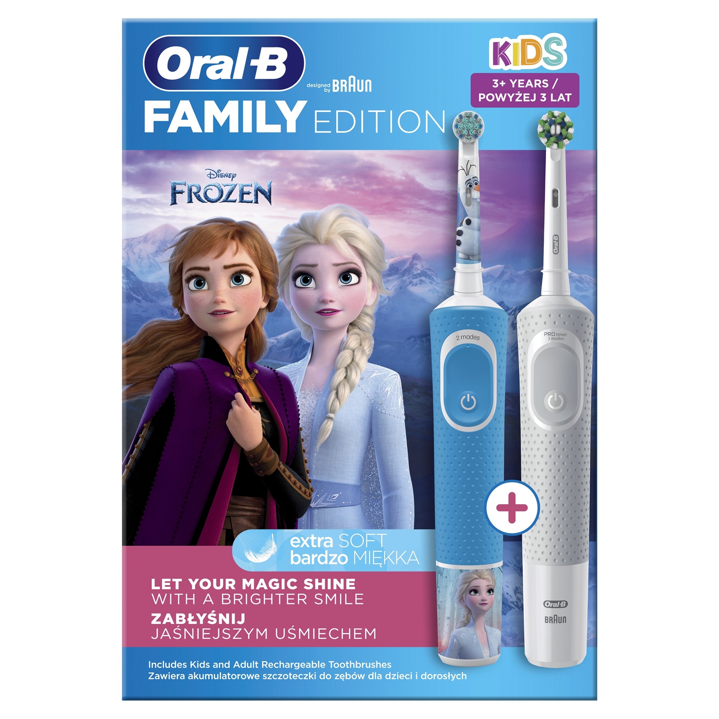 Oral-B Family Kids Frozen II and Vitality PRO
