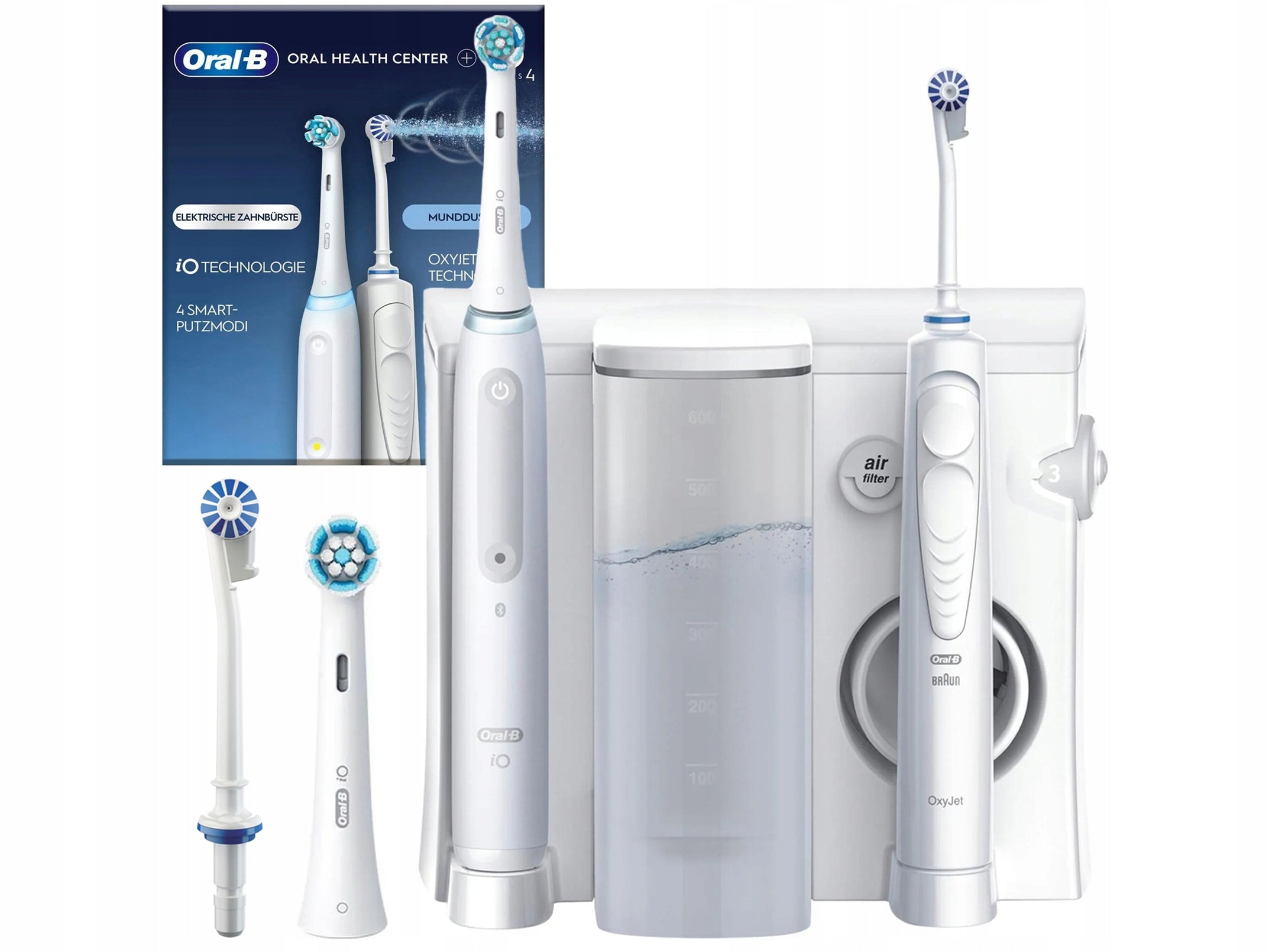 Oral-B Health Center Kit: OxyJet MD20 + iO4 toothbrush EAN (GTIN) 8006540841068