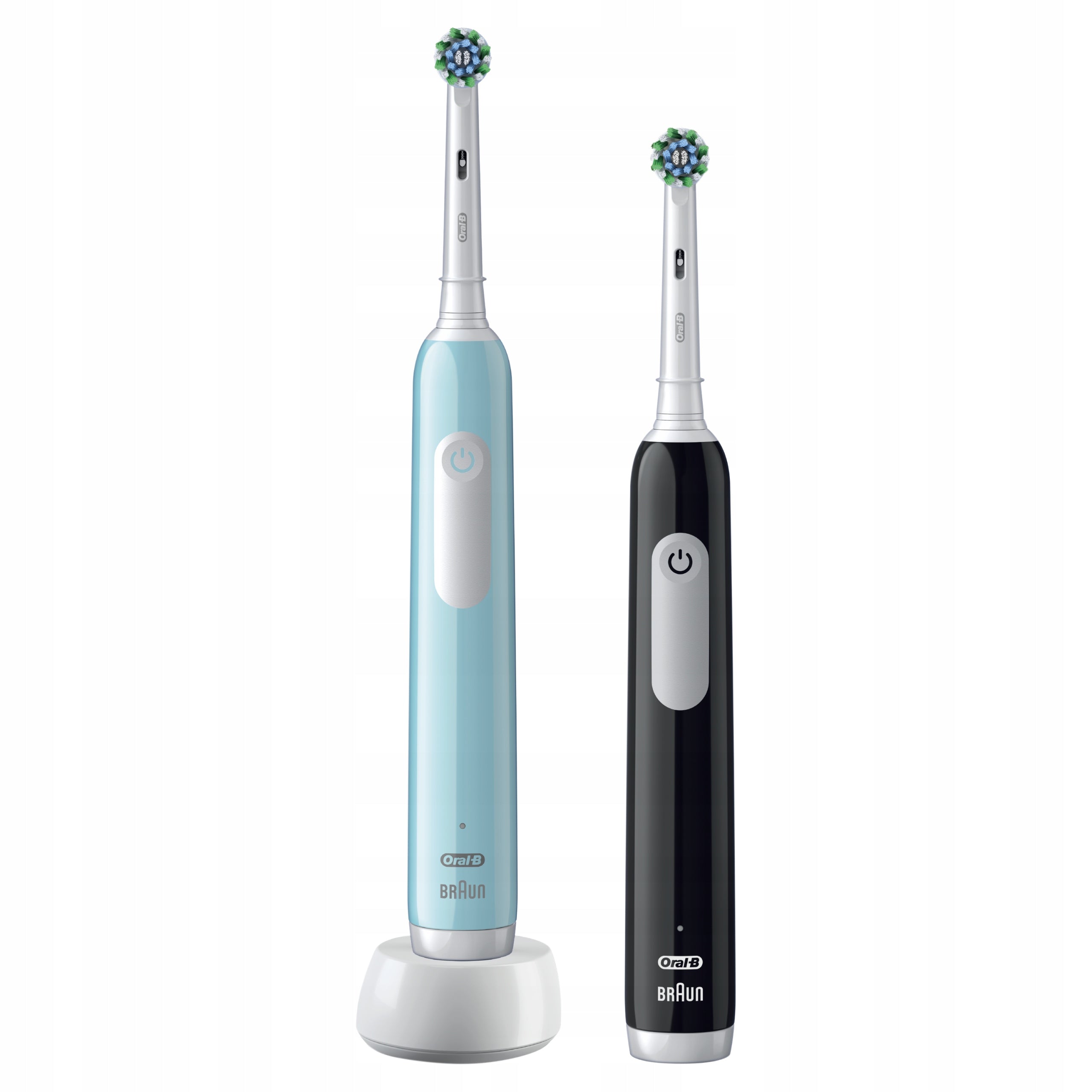 Oral-B Pro Series 1 Duo Edition Electric Toothbrush Blue and Black Batteries included no
