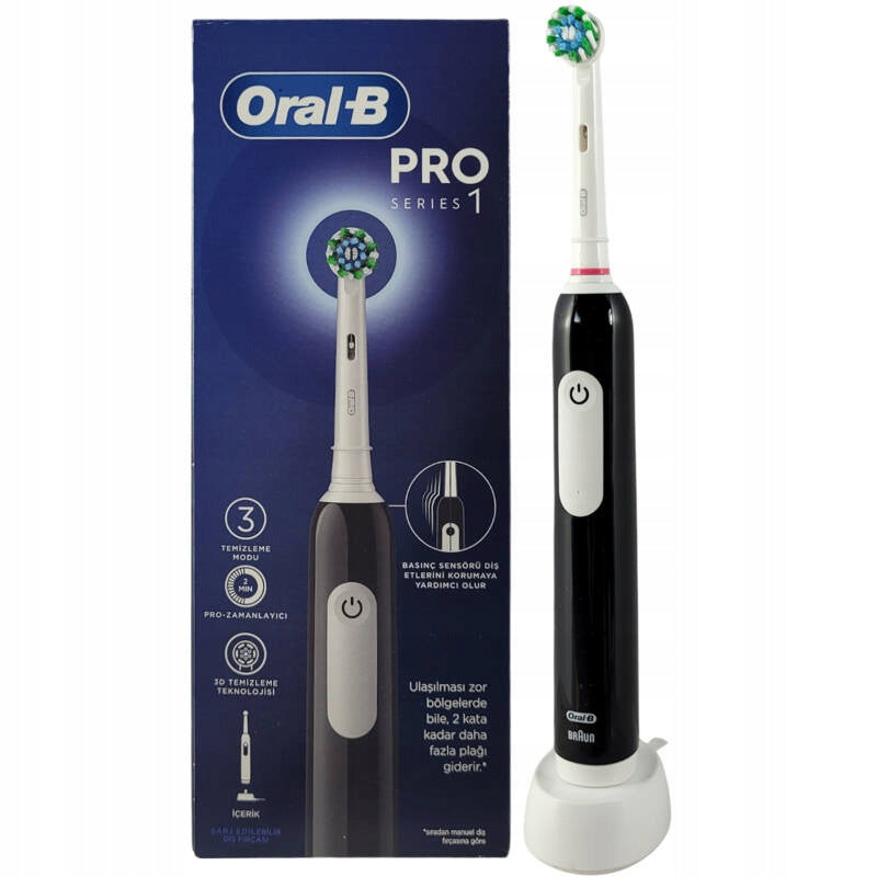Oral-B Pro Series 1 electric toothbrush 3 modes black Medical device no
