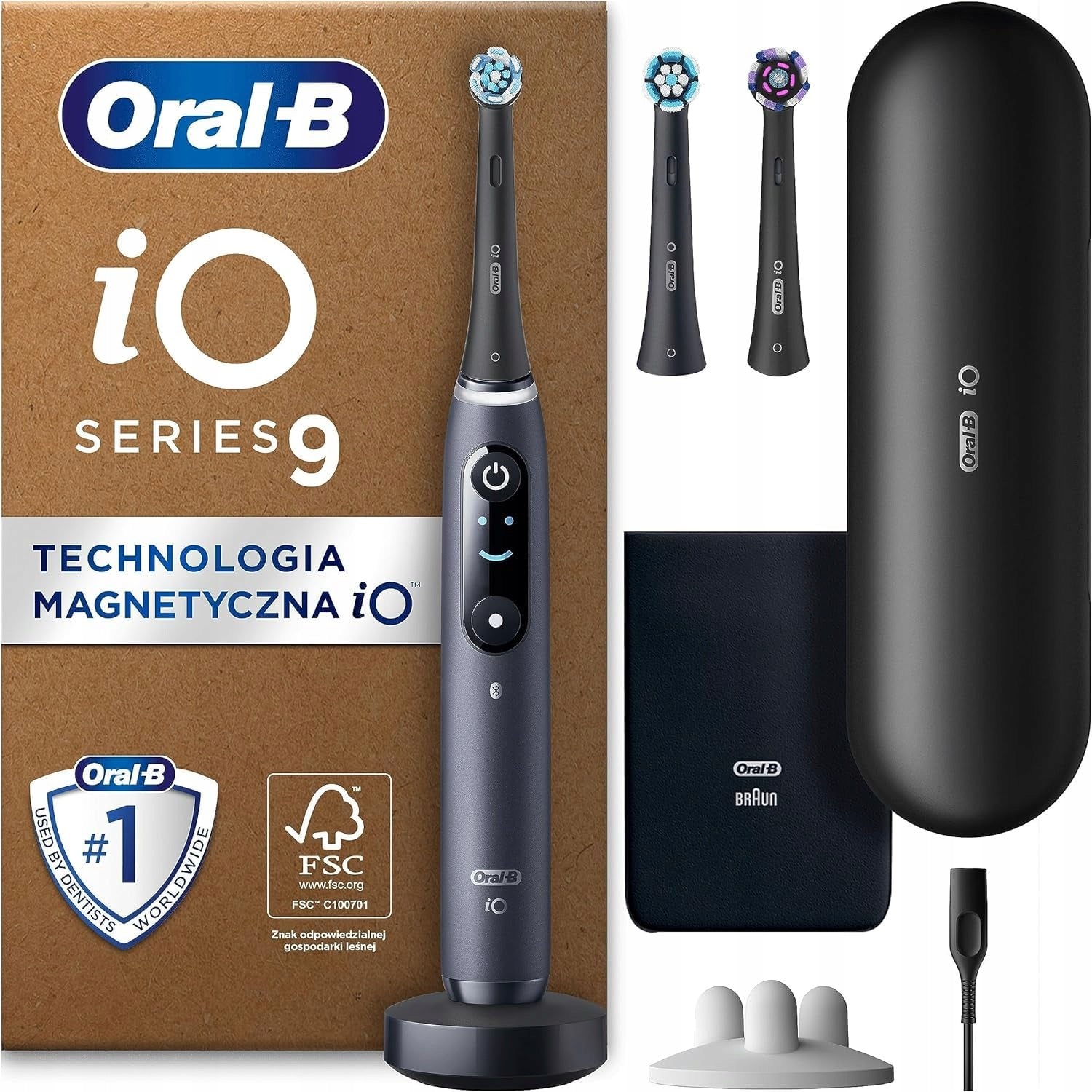 Oral-B Sonic electric toothbrush black Bluetooth 1 tip
