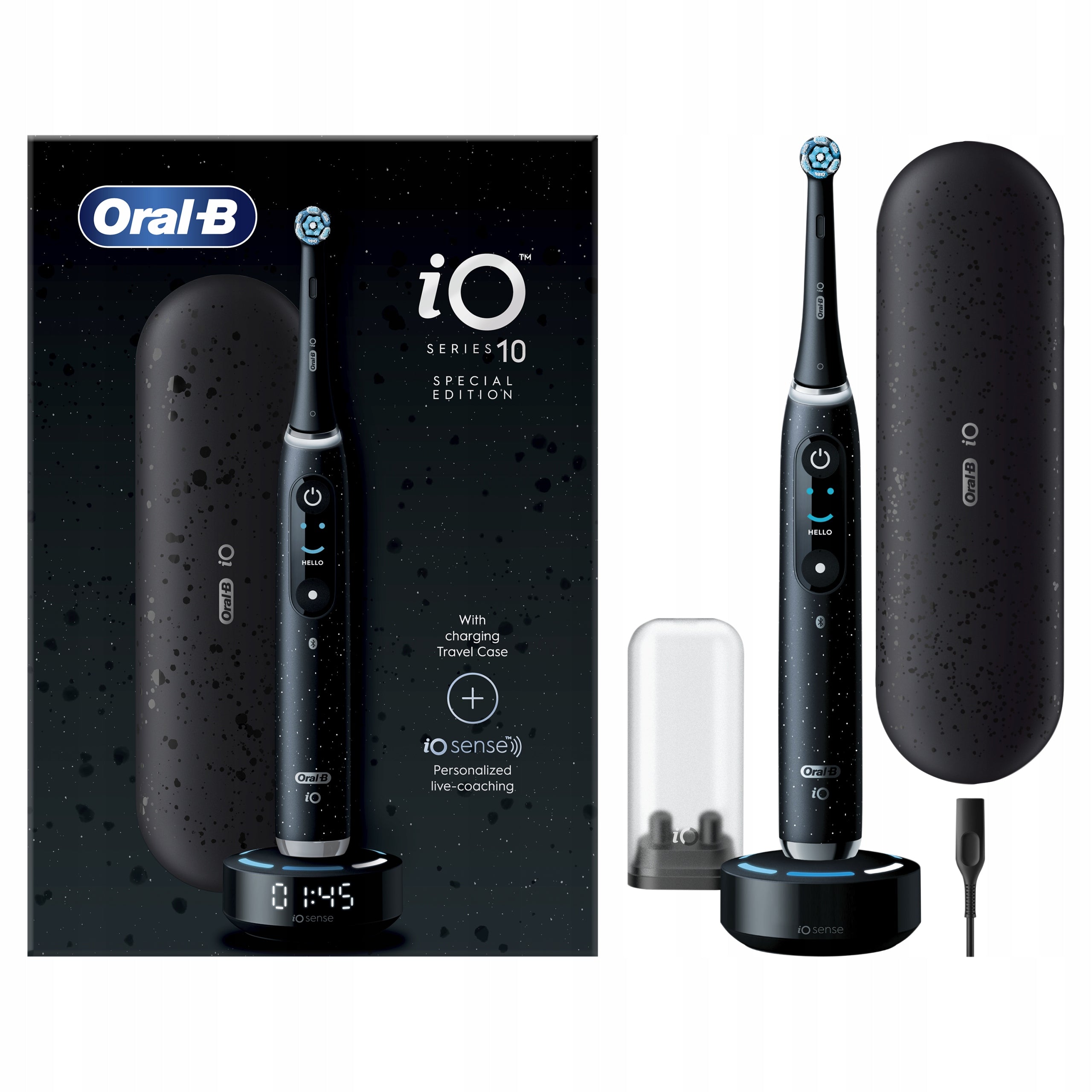 Oral-B iO 10 Black Limited Edition Electric toothbrush (black)