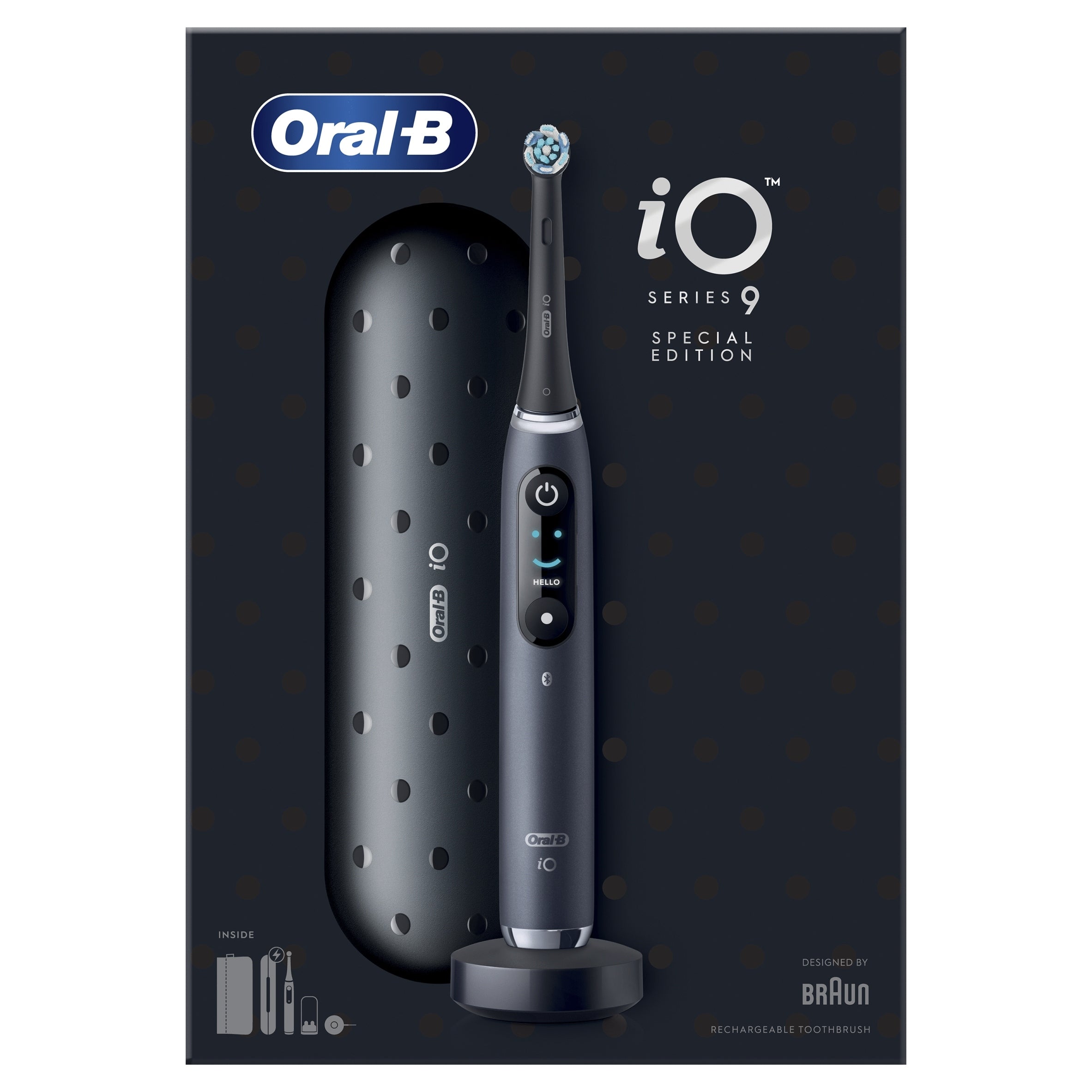 Oral-B iO 9 Black Special Edition Electric Toothbrush black Manufacturer code 80365908