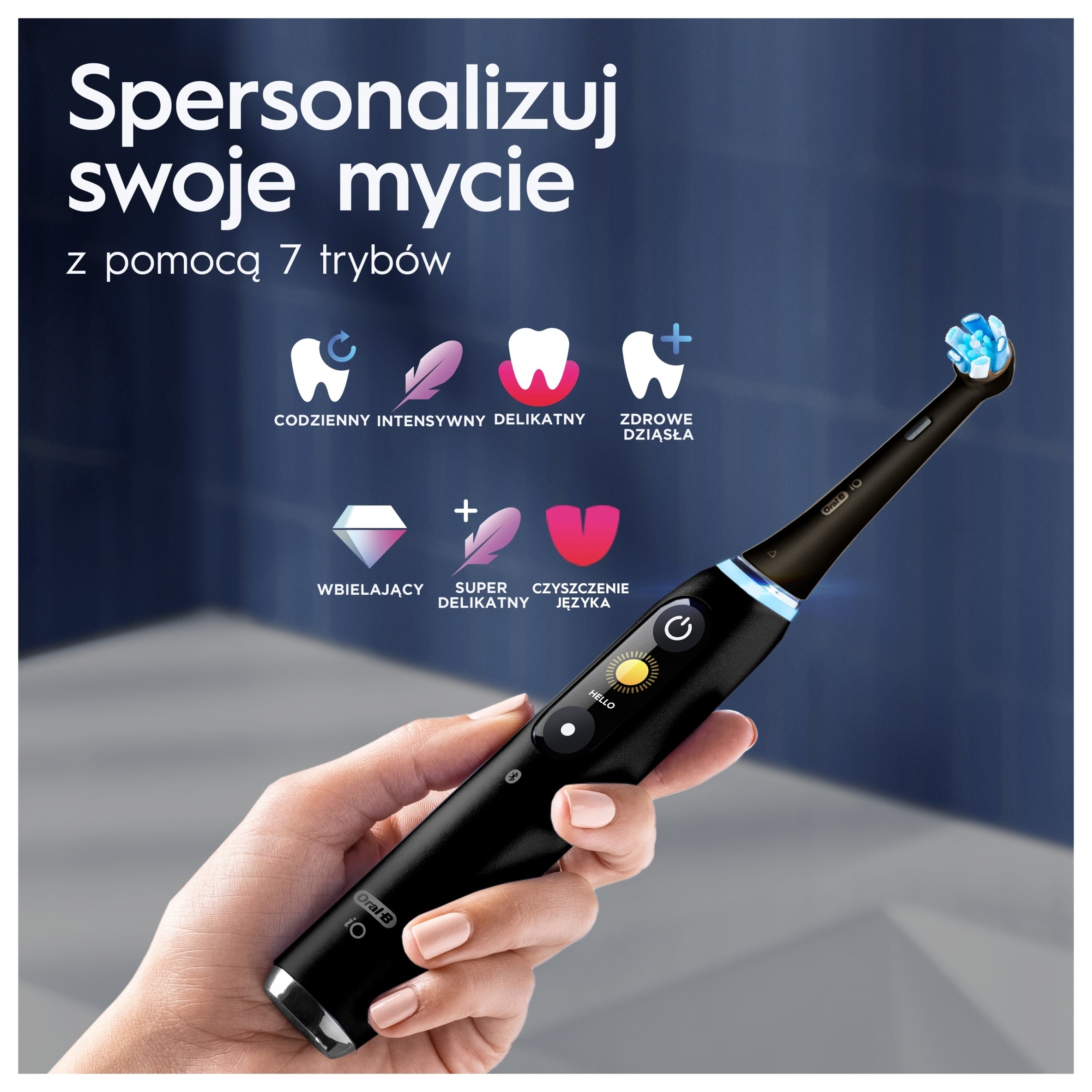 Oral-B iO 9 Black and pinkElectric brush created NO TIPS! Brand Oral-B