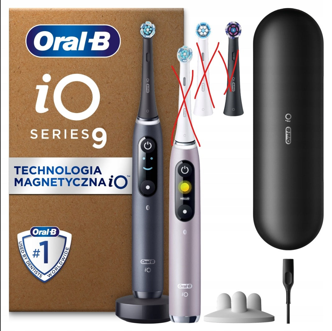 Oral-B iO 9 Black and pinkElectric brush created NO TIPS!
