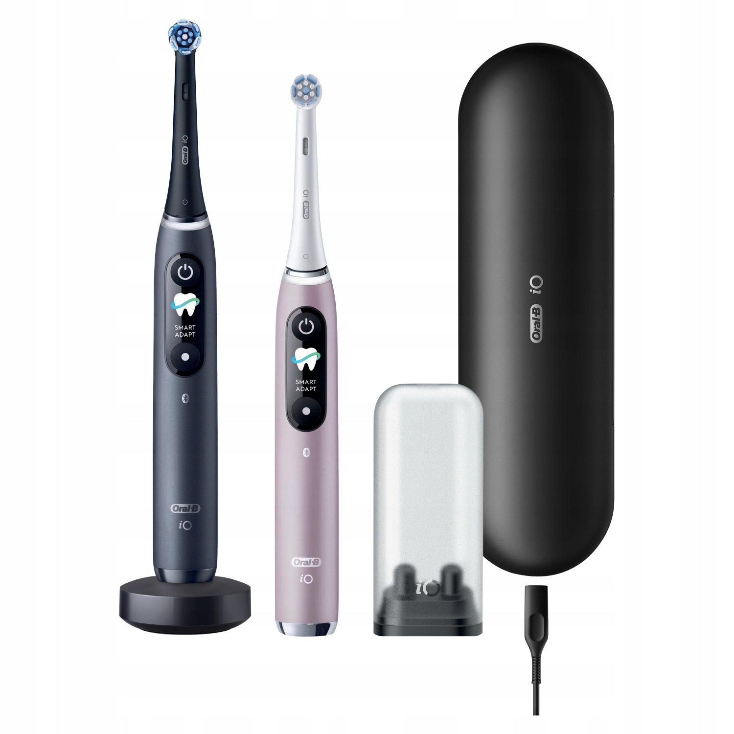 Oral-B iO 9 Duo Black and Pink Braun Electric Toothbrush Brand Oral-B