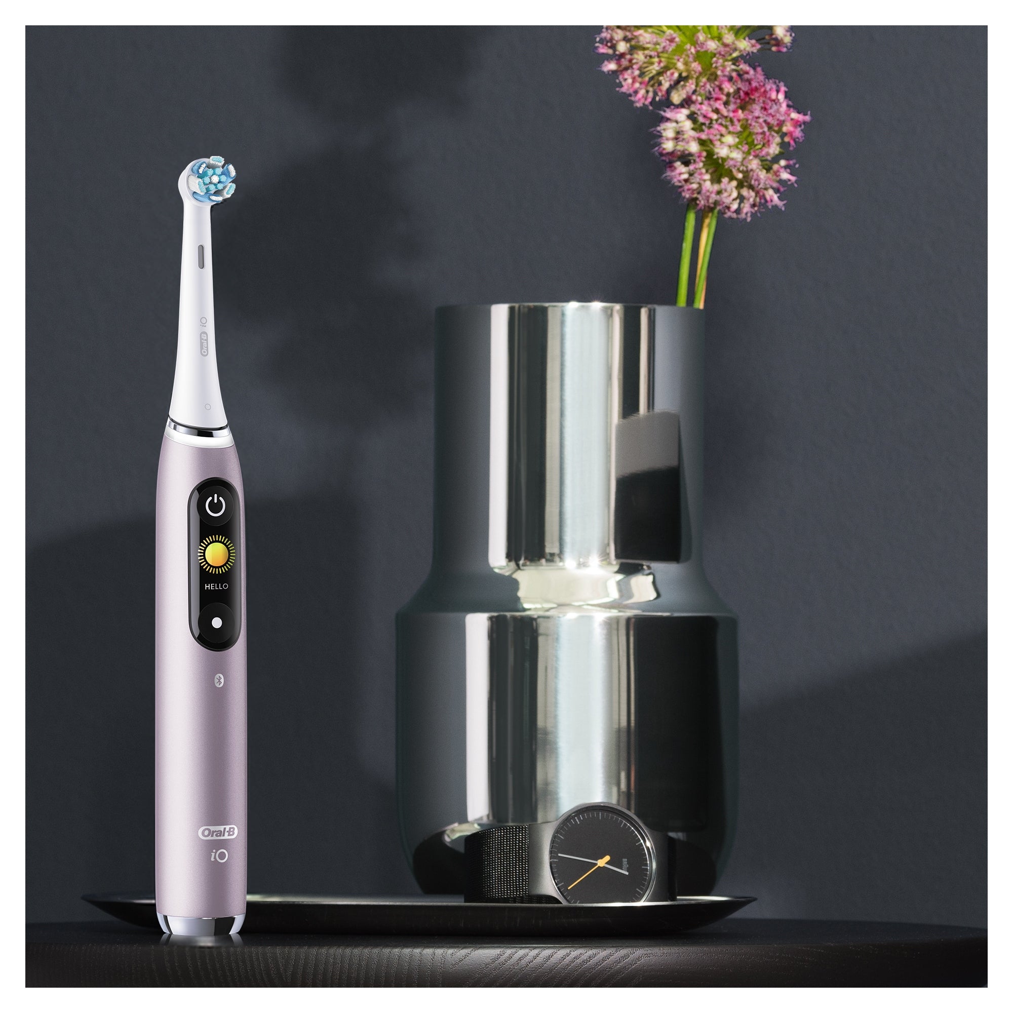 Oral-B iO 9 Series Rose Quartz Magnetic Toothbrush with Charging Case Brand Oral-B
