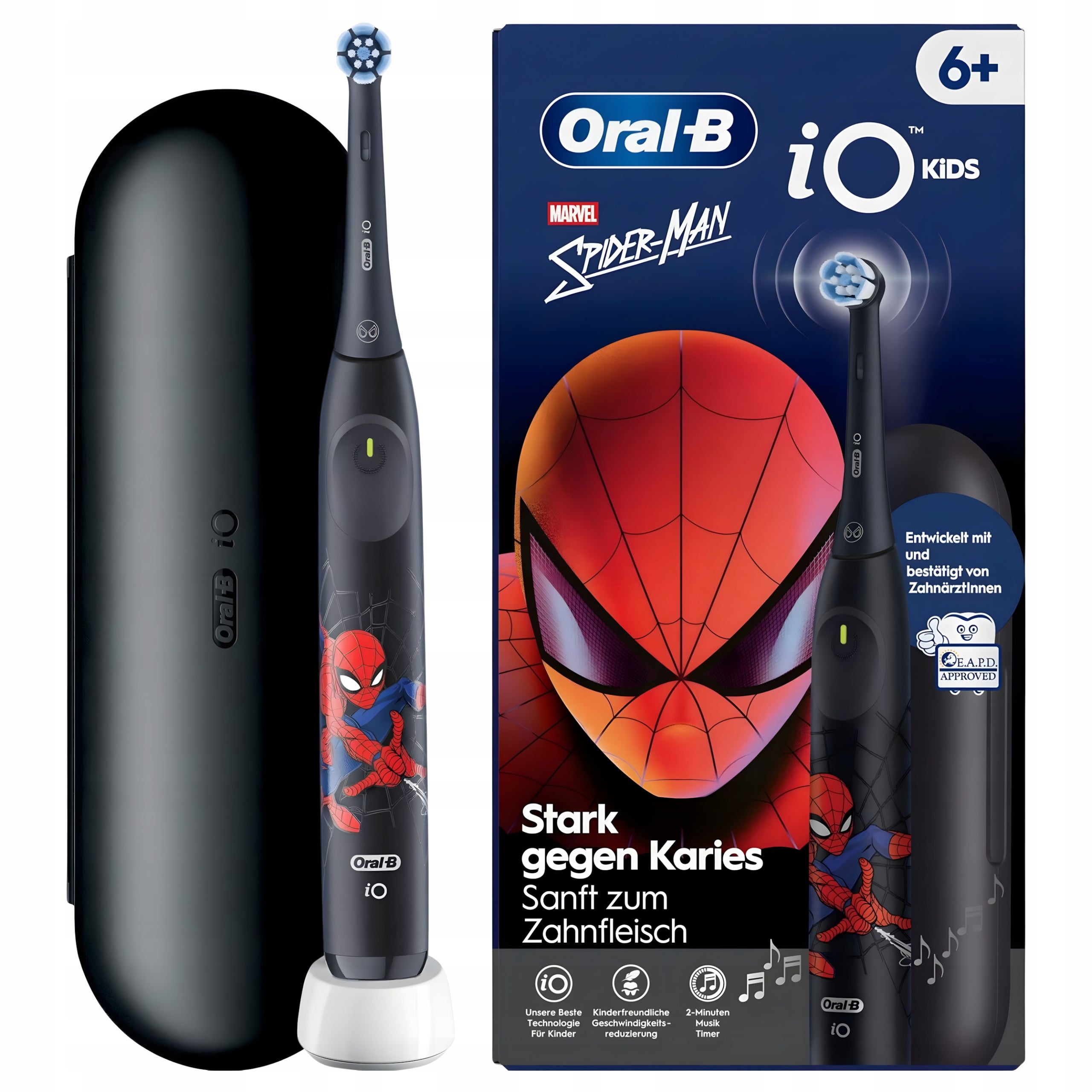 Oral-B iO Kids Marvel Spiderman + Case Packaging status original