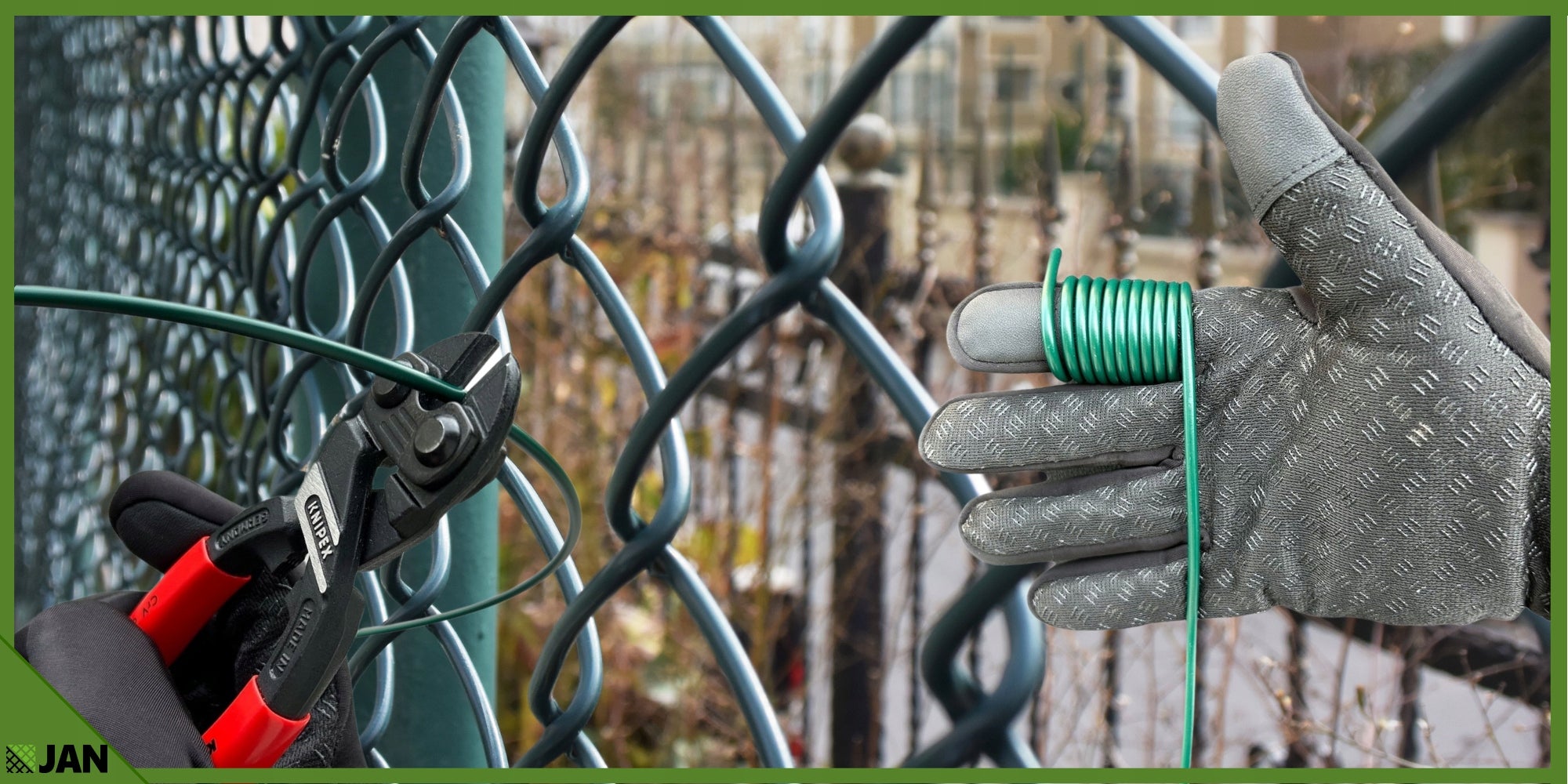 Orchard Coated Wire OC PVC green VINEYARD fi 1,6/2,5mm 150mb Diameter 2.5 mm