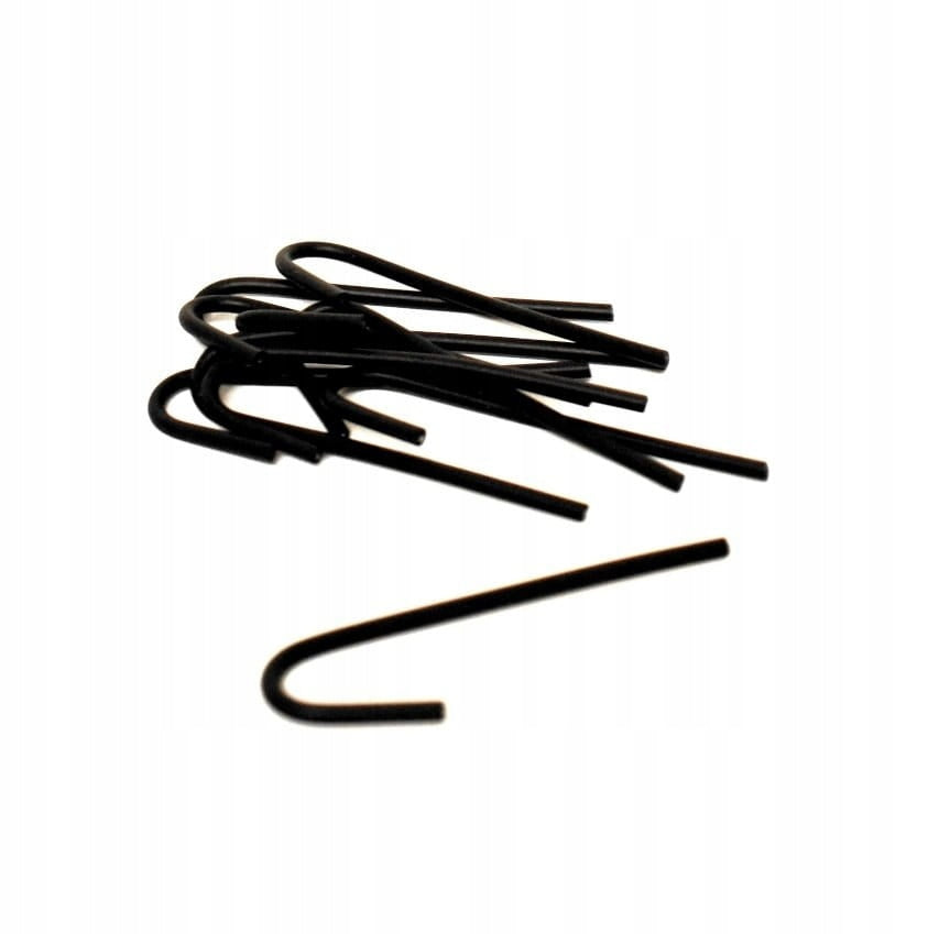 Orchid Hooks 7cm Black x 10pcs - Wire Flower Hooks