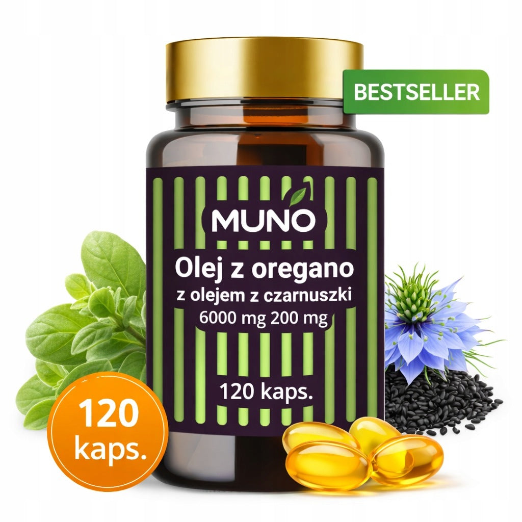 Oregano Oil 6 g + Black Cumin Oil 200mg Carvacrol 165mg Resistance 120k Packaging status original