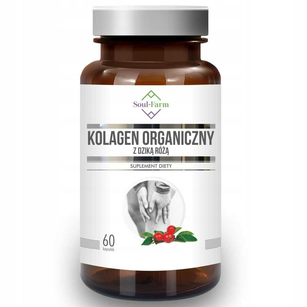 Organic Collagen with Wild Rose 60 Capsules - Soul Farm