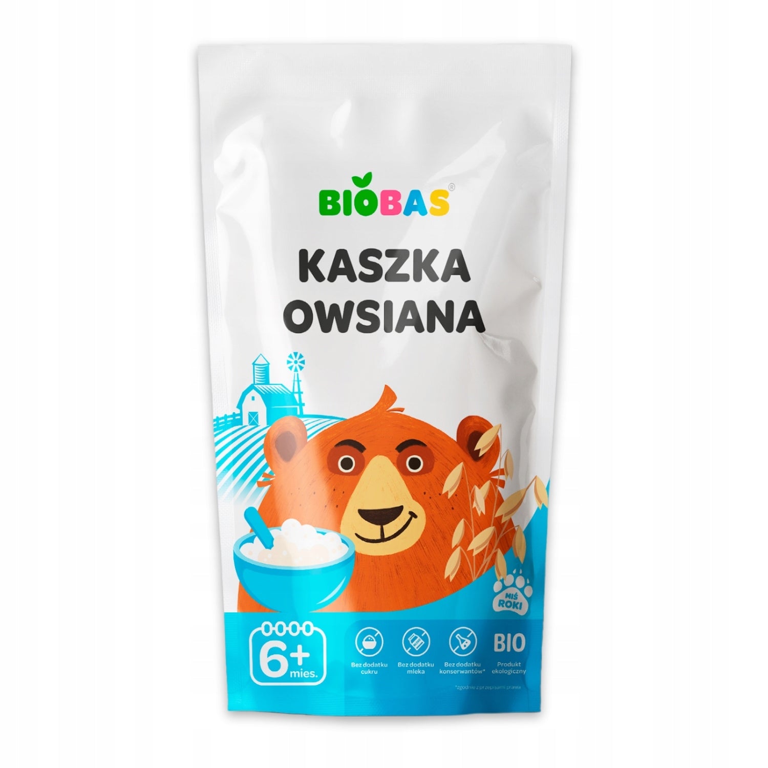 Organic Oat Porridge BIO Dairy Free For Children 200g / BioBas