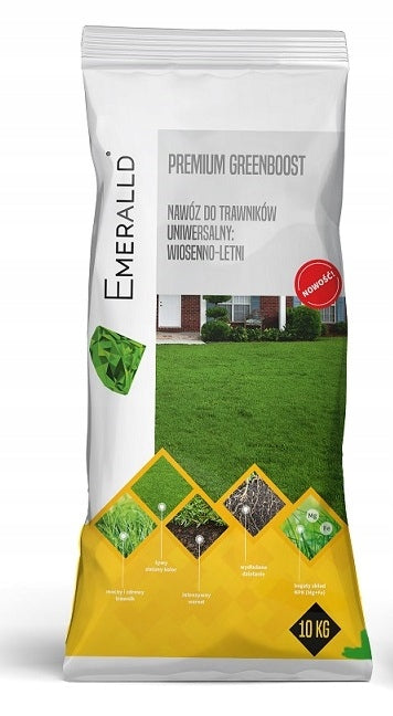 Organic lawn fertilizer Emeralld Greenboost 10 kg nitrogen