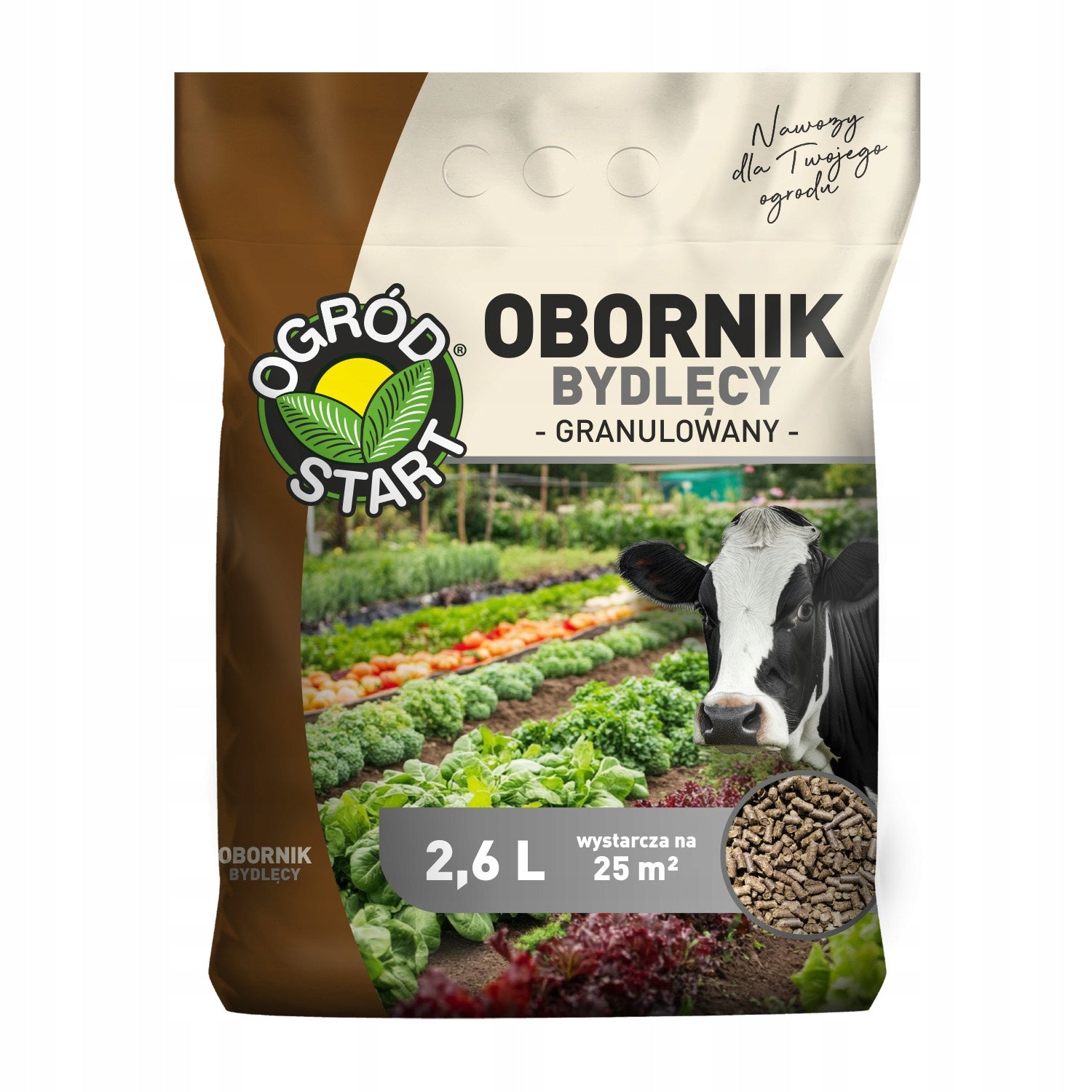 Organic organic fertilizer eco natural OGRÓD START manure 2 kg Ampol